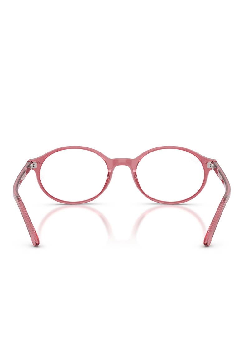 53mm Oval Optical Glasses, Alternate, color, PINK