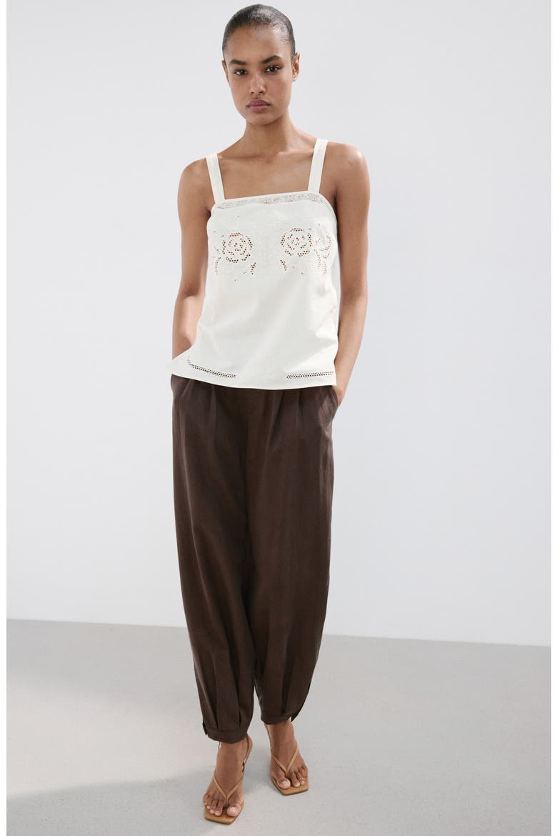 Embroidered Tank, Alternate, color, OFF WHITE