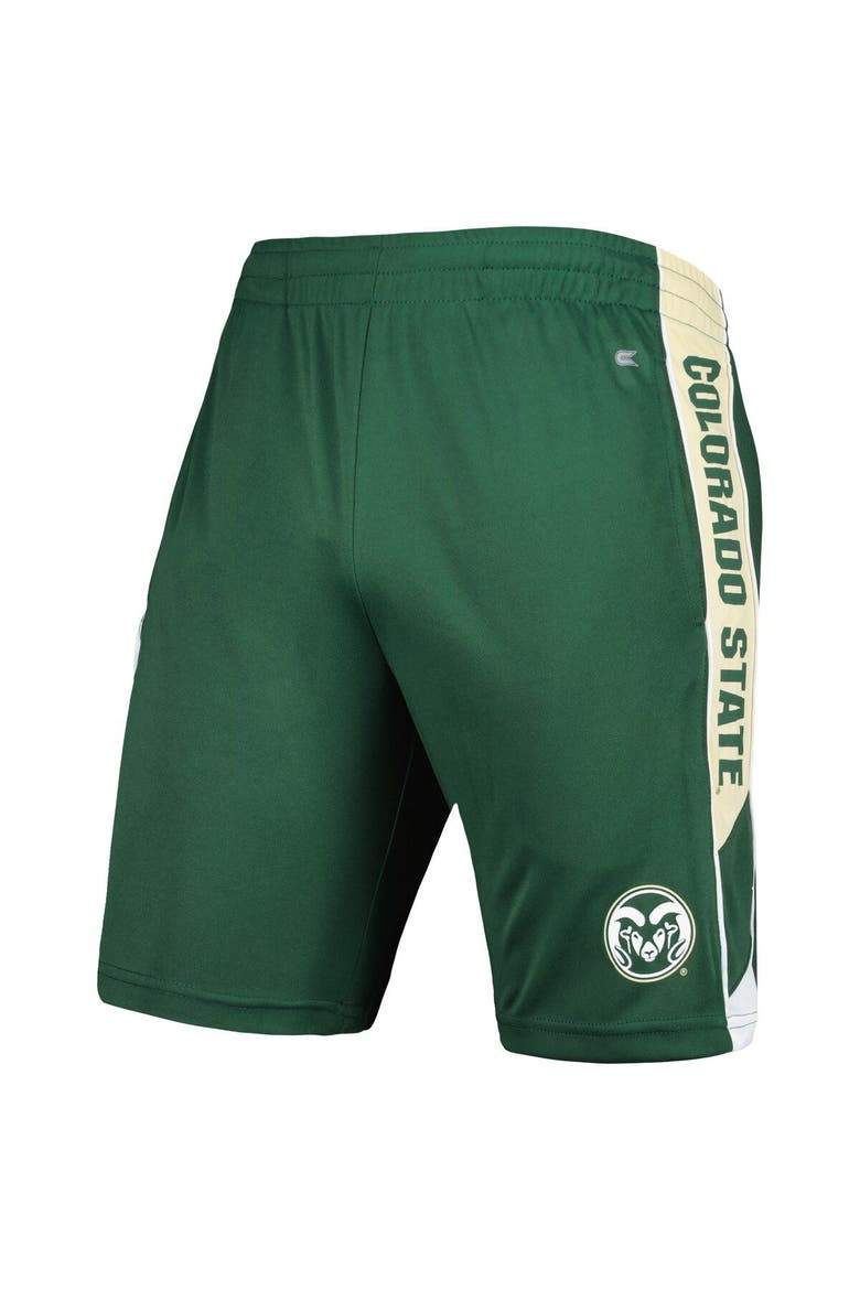 Men's Colosseum Green Colorado State Rams Pool Time Shorts, Alternate, color, Green