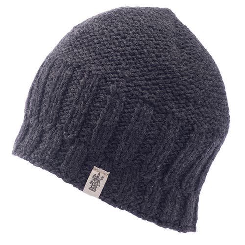 Nirvana Designs Percy Beanie In Charcoal
