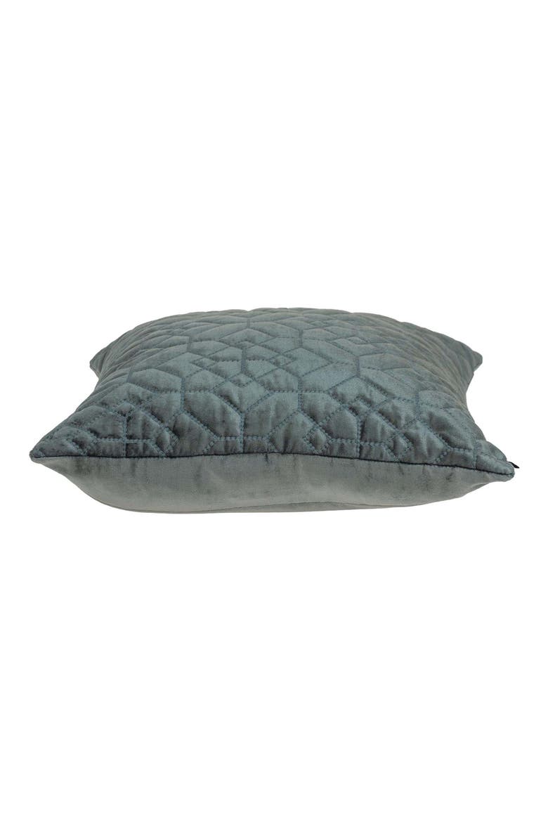 Sora Quilted Throw Pillow, Alternate, color, CHARCOAL