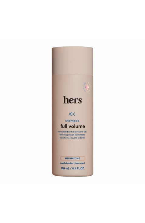 Full Volume Shampoo Volumizing, Shine Enhancing, Soft Cedar & Citron Formula