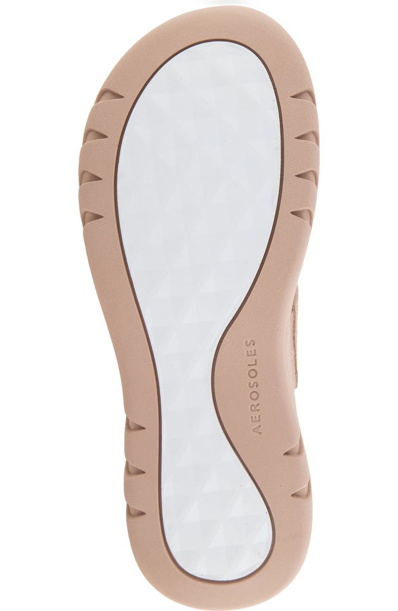 Aerosoles Hari Platform Sandal, Alternate, color, Cipria Faux Leather