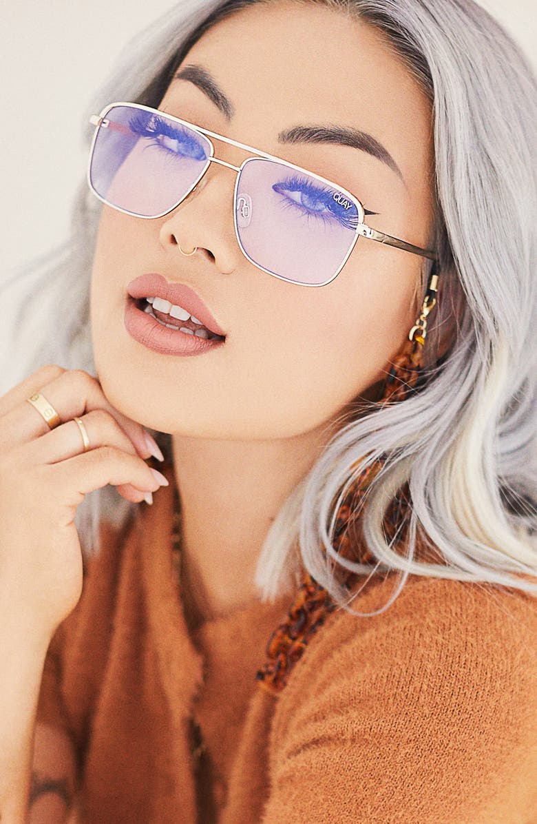 QUAY Poster Boy Mini 56mm Optical Glasses, Alternate, color, 