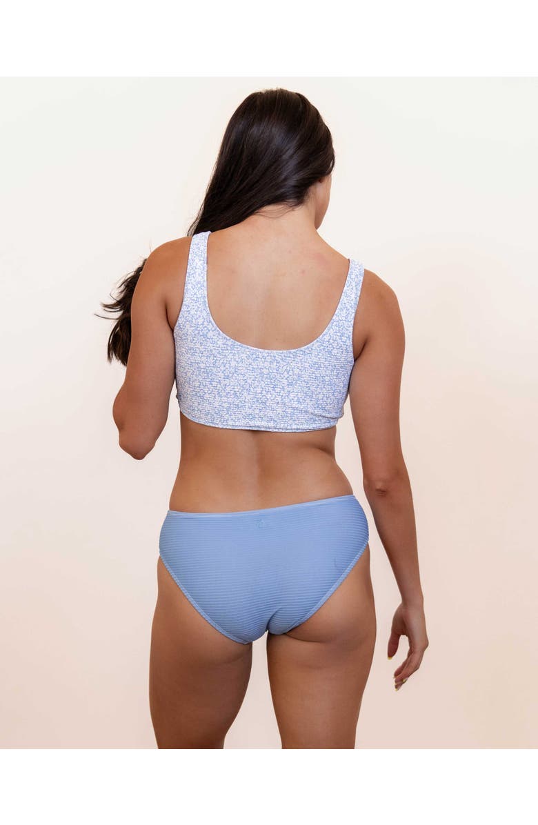 Nani Flat Rib Classic Bikini Bottom, Alternate, color, Celeste