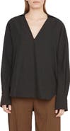 Vince V-Neck Popover Blouse