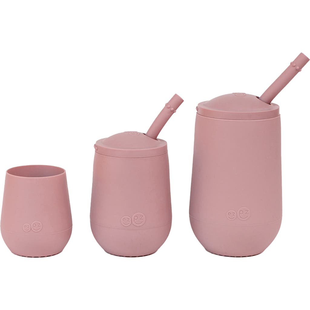 ezpz Developmental Cup Set in Blush  product
