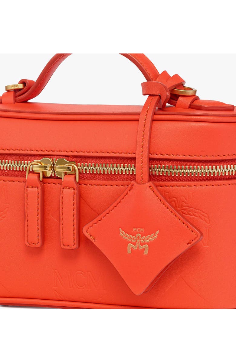 MCM Aren Vanity Case in Maxi Monogram Leather, Alternate, color,