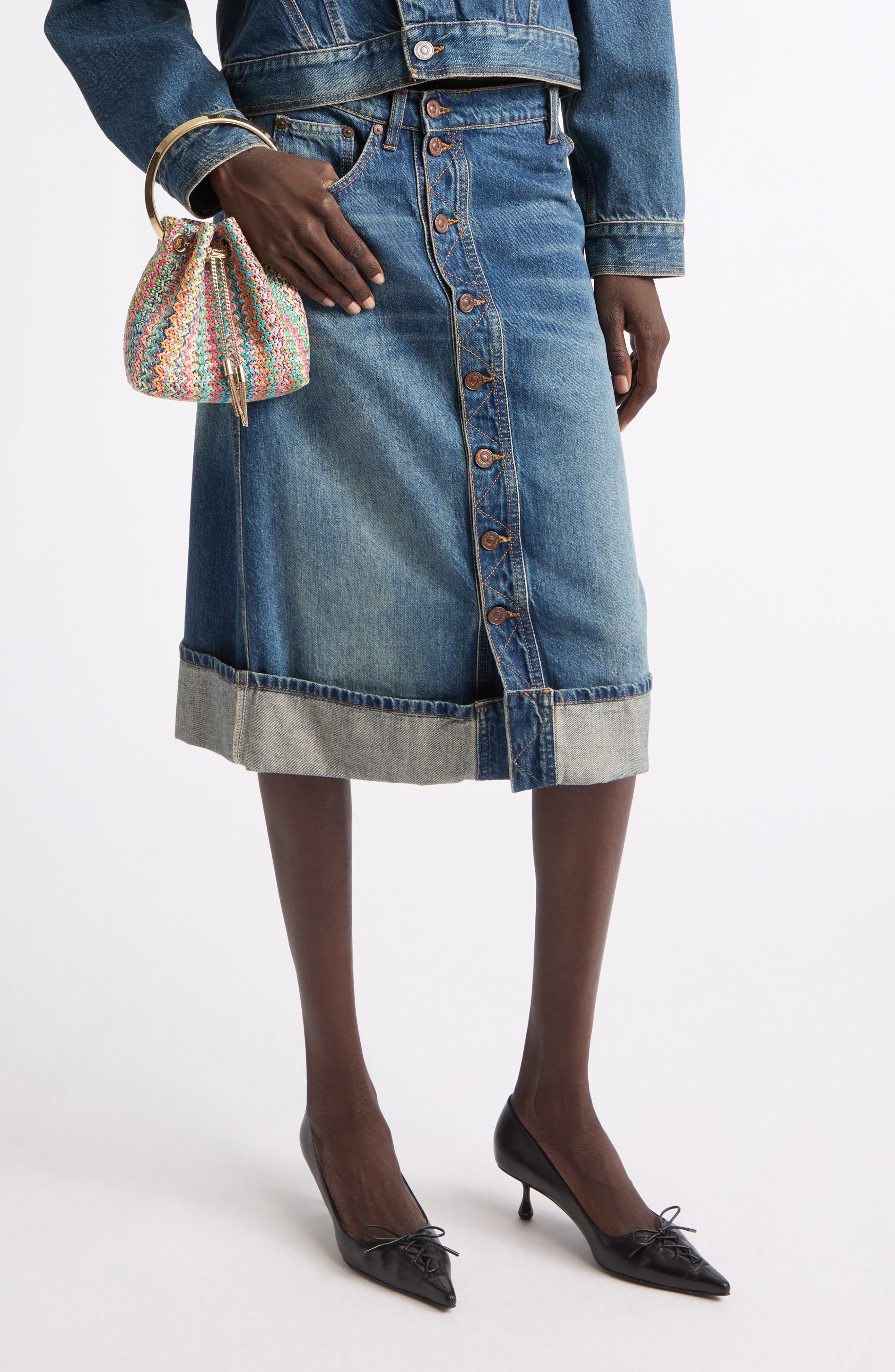 Bon Bon Woven Straw Bucket Bag, Alternate, color, MULTI/ LIGHT GOLD