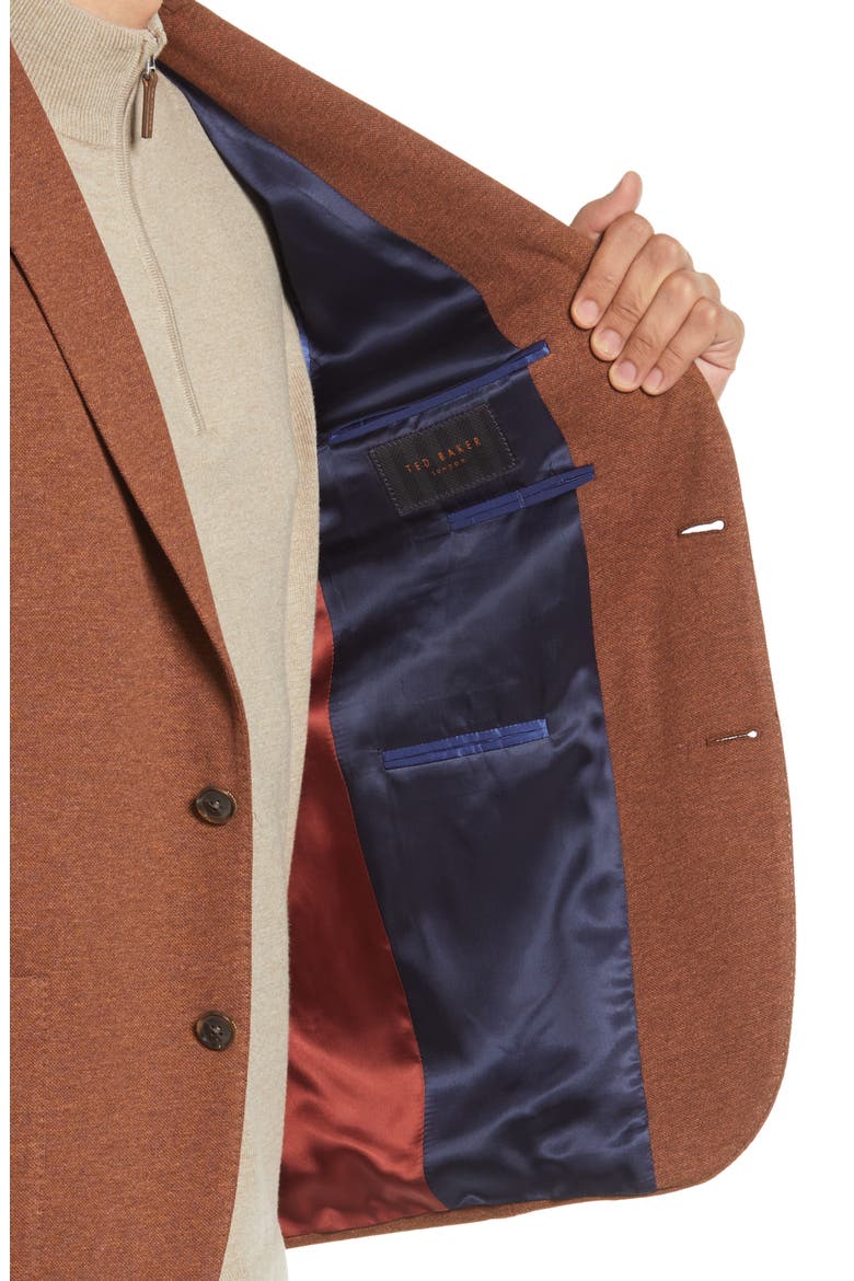 Tom Heathered Knit Sport Coat, Alternate, color, MED BROWN