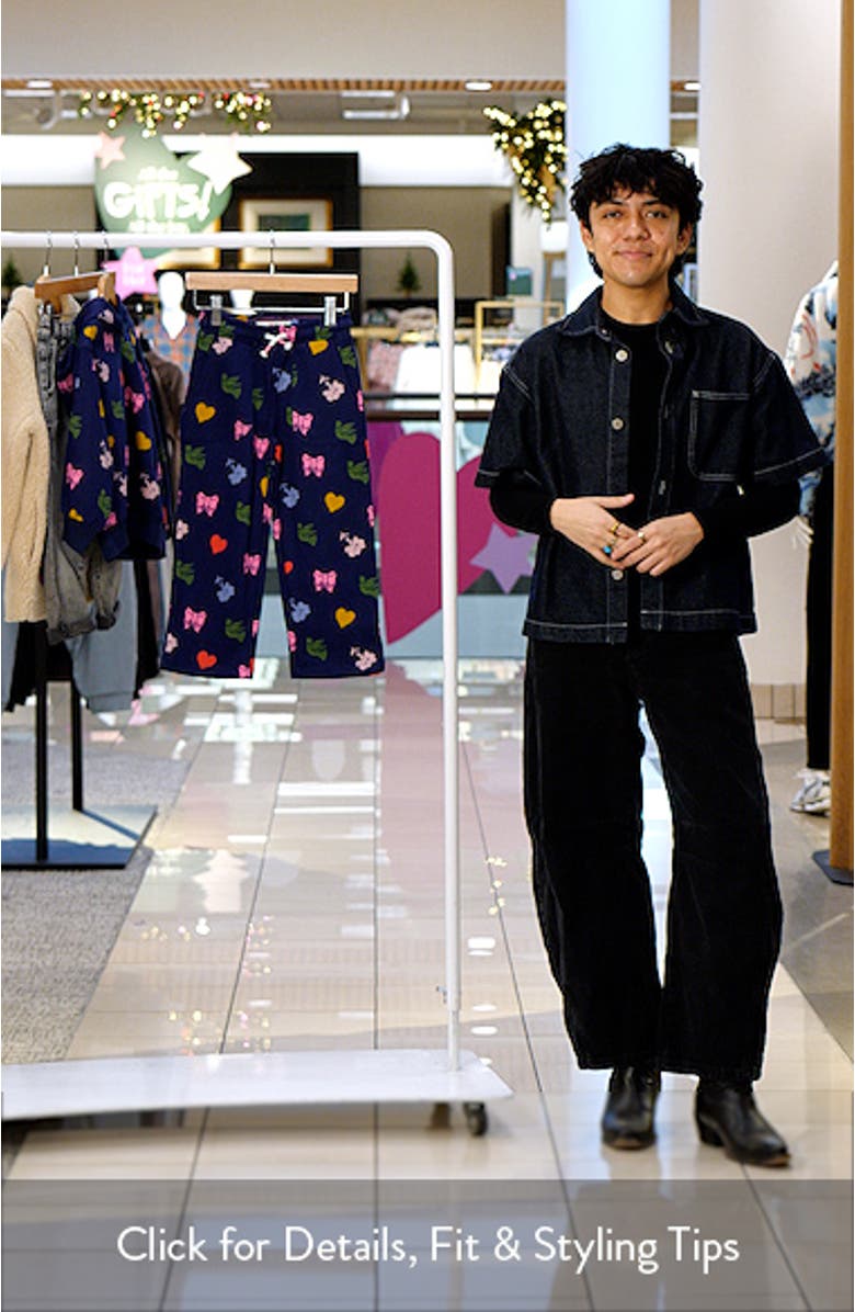 Kids' Print Cotton Blend Sweatpants, sales video thumbnail