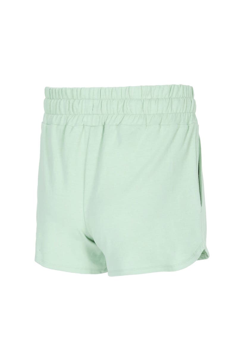 CONCEPTS SPORT Women's Concepts Sport  Light Green Milwaukee Brewers Elevation Tri-Blend Long Sleeve T-Shirt & Shorts Set, Alternate, color, Light Green