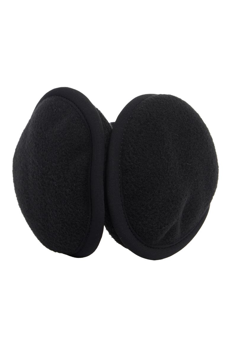 Wraparound Ear Warmers, Alternate, color, BLACK