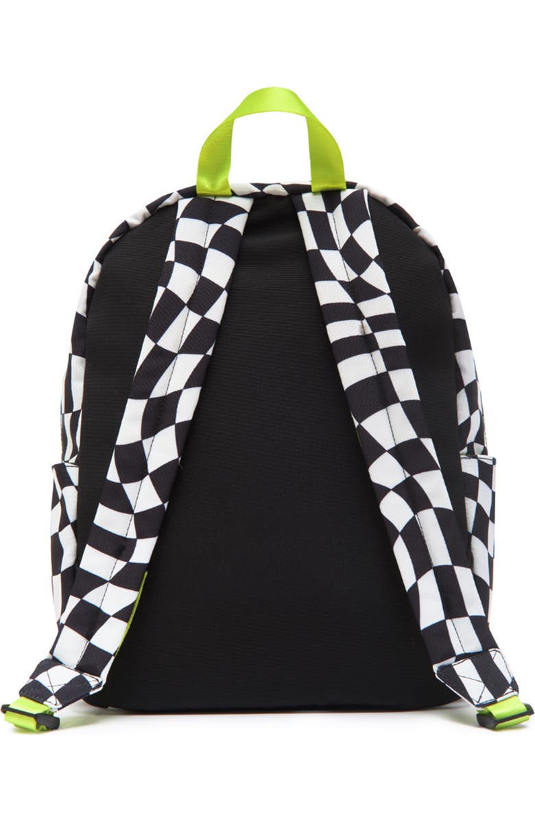 Little Chicken KIDS PATCHED BACKPACK, Alternate, color, Black White Checkered