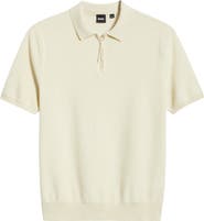 BOSS Imartino Piqué Zip Polo