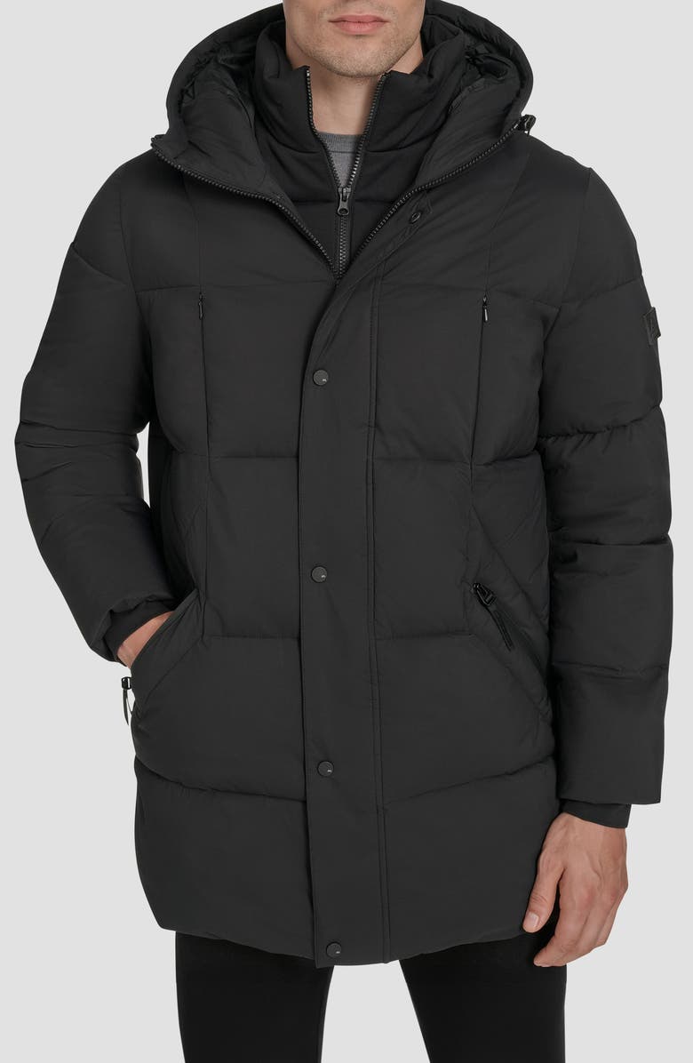 Andrew Marc The Millstream Parka, Main, color, Black