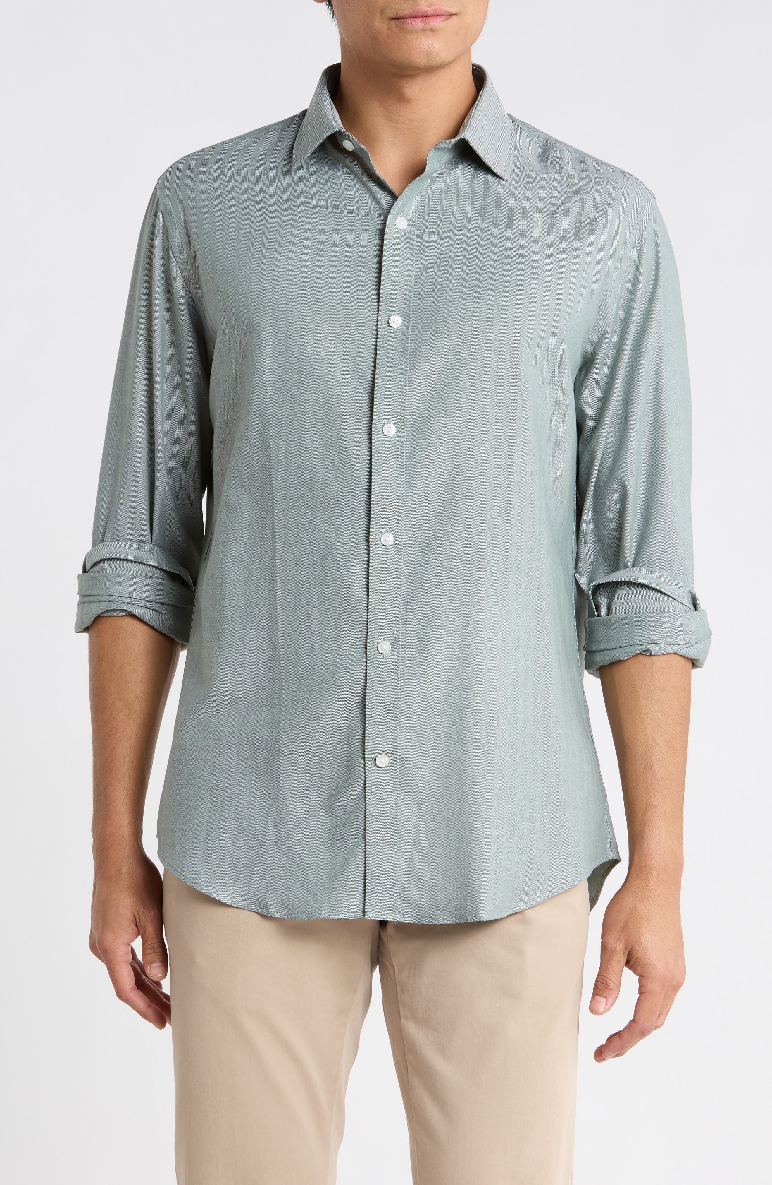 Cotton Slim Fit Dress Shirt