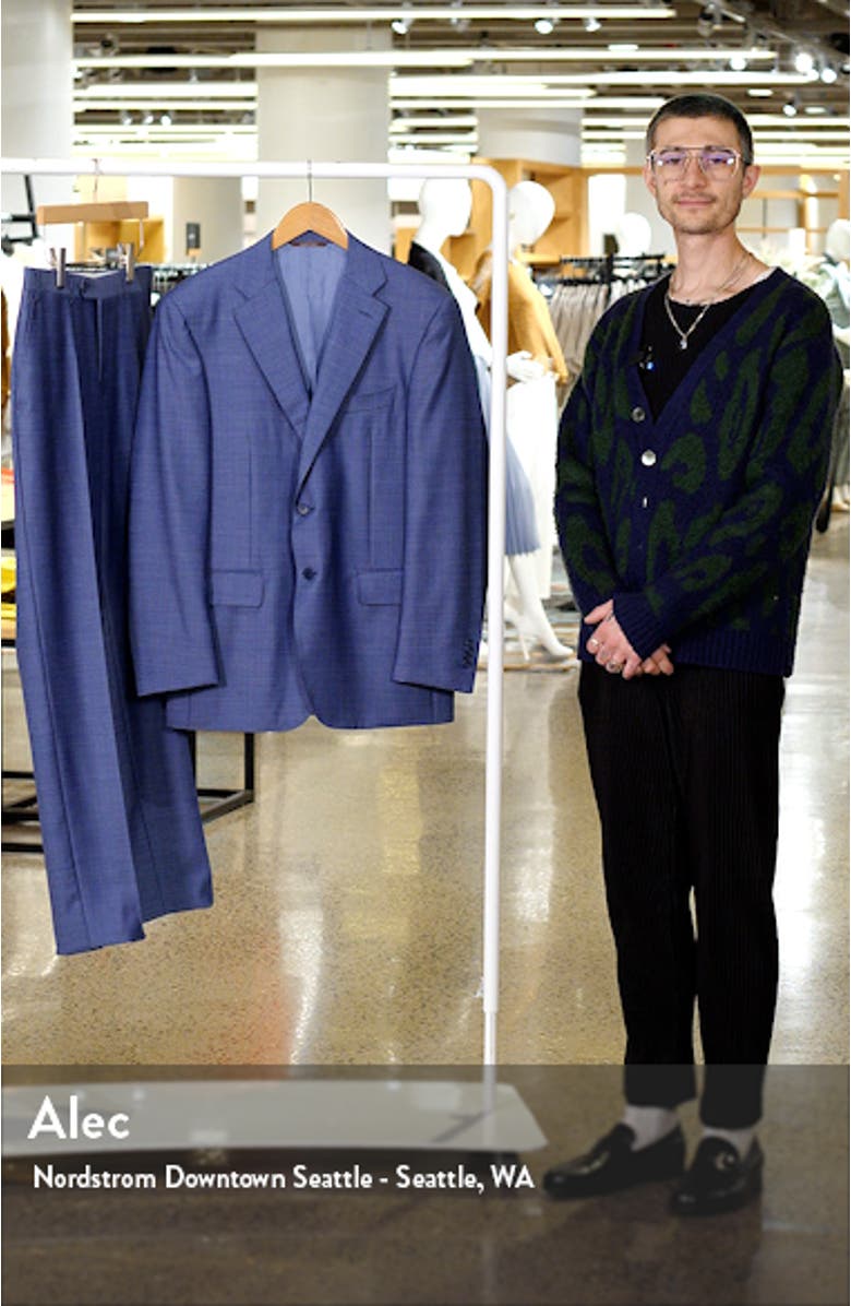 Siena Regular Fit Mélange Wool Suit, sales video thumbnail