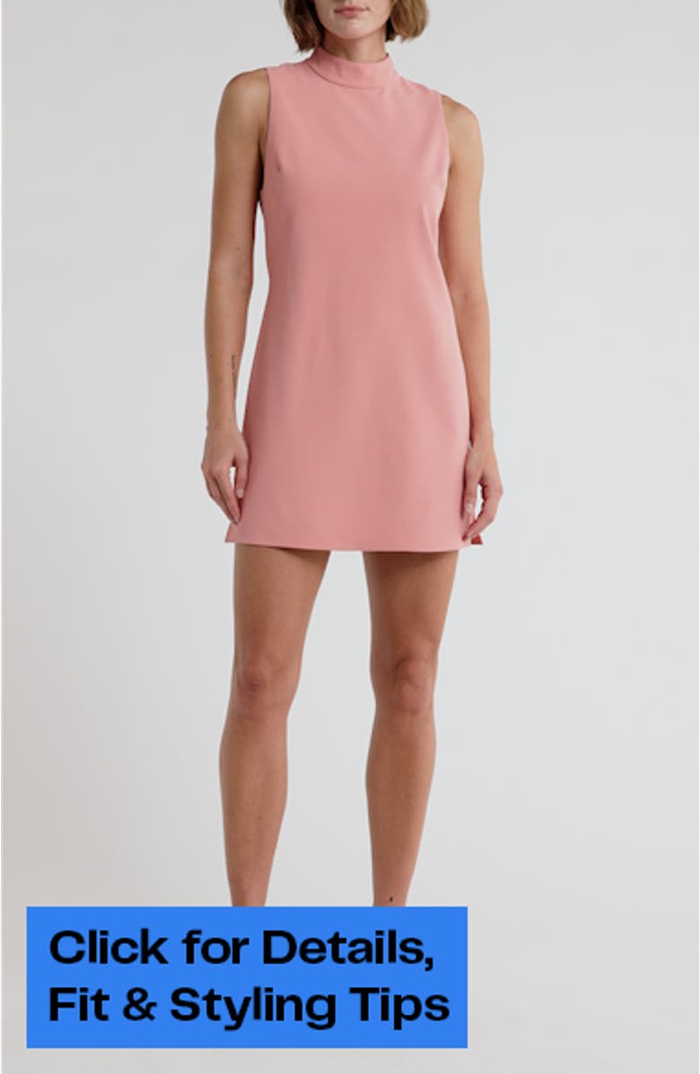 Arlena Mock Neck Minidress, sales video thumbnail