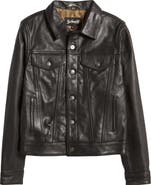 Schott NYC Leather Trucker Jacket
