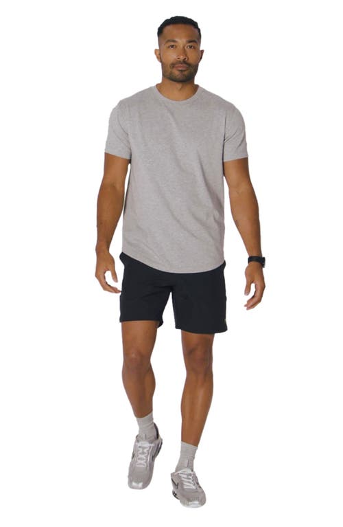 Fabletics The 24-7 Tee Curved Hem In Gray