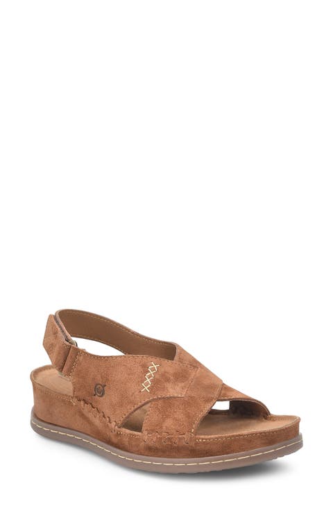 Ebba Slingback Platform Wedge Sandal (Women)