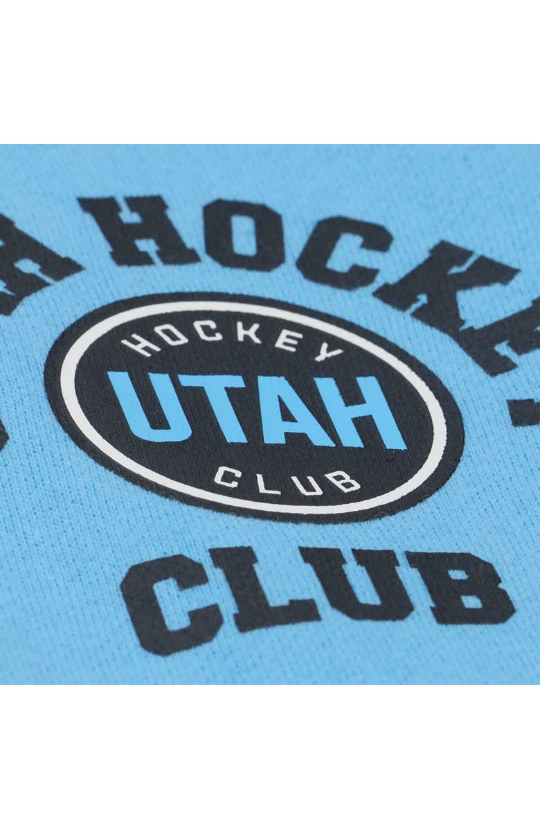 Mitchell & Ness Women's Mitchell & Ness  Blue Utah Mammoth Crewneck Sweatshirt, Alternate, color, Blue