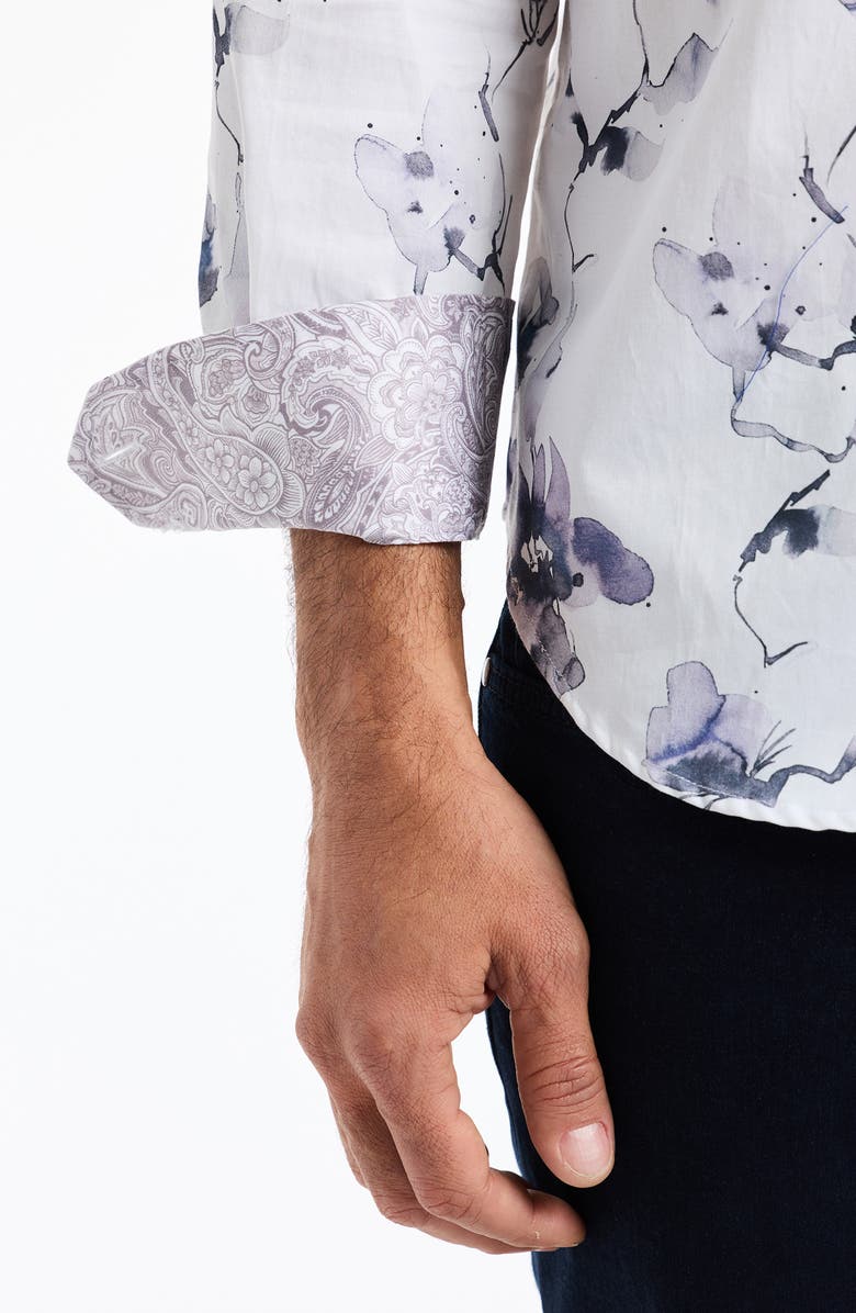 Robert Graham Dornan Long Sleeve Button-Up Shirt, Alternate, color, White