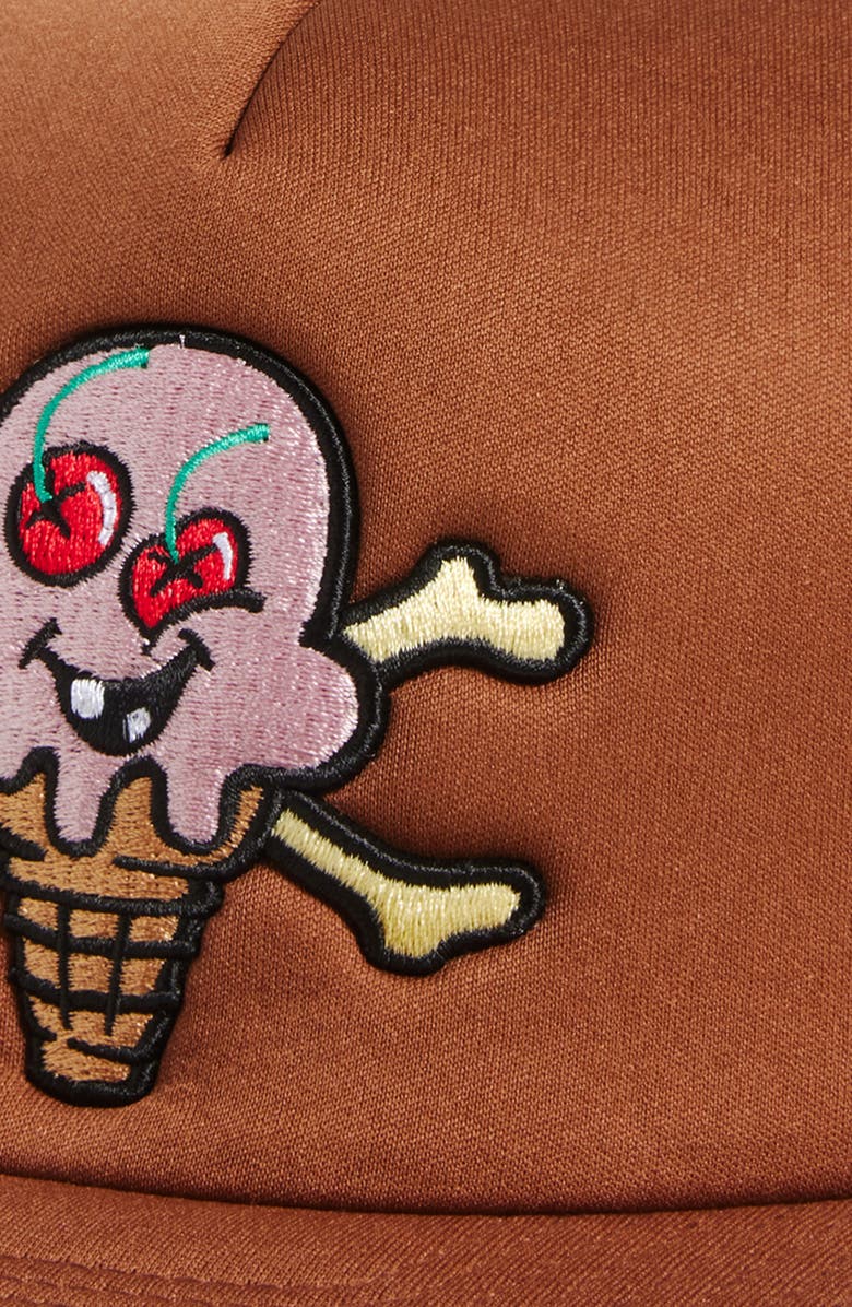 ICECREAM Cones 'n' Bones Trucker Hat, Alternate, color, Brunette