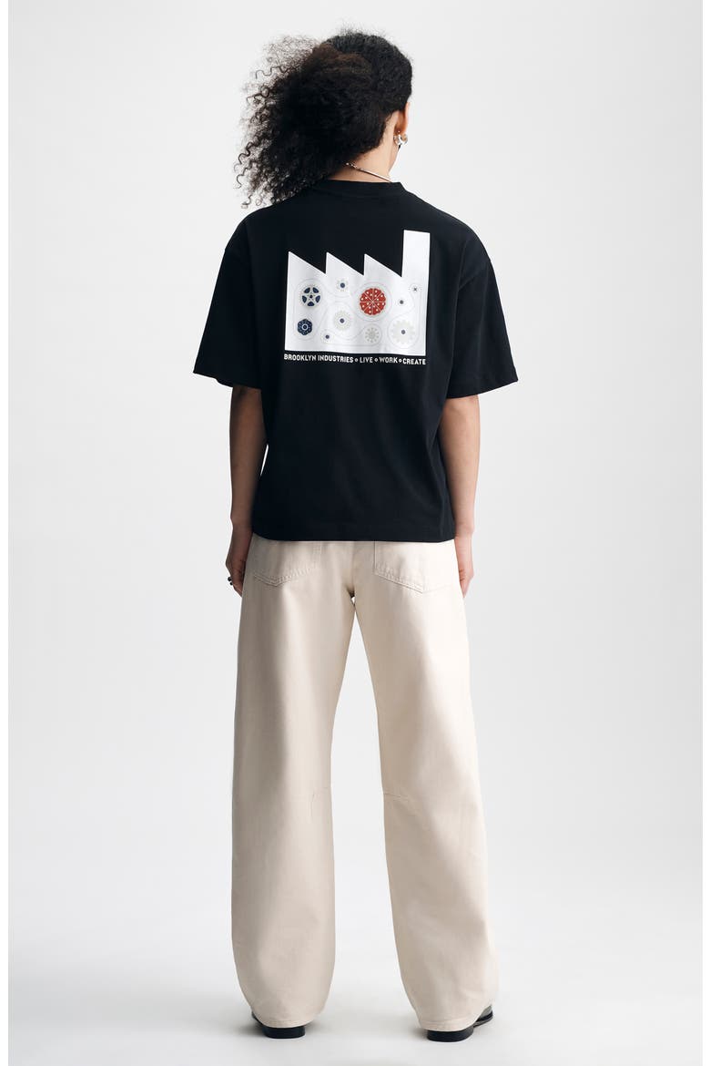 Cotton Graphic T-Shirt, Alternate, color, BLACK