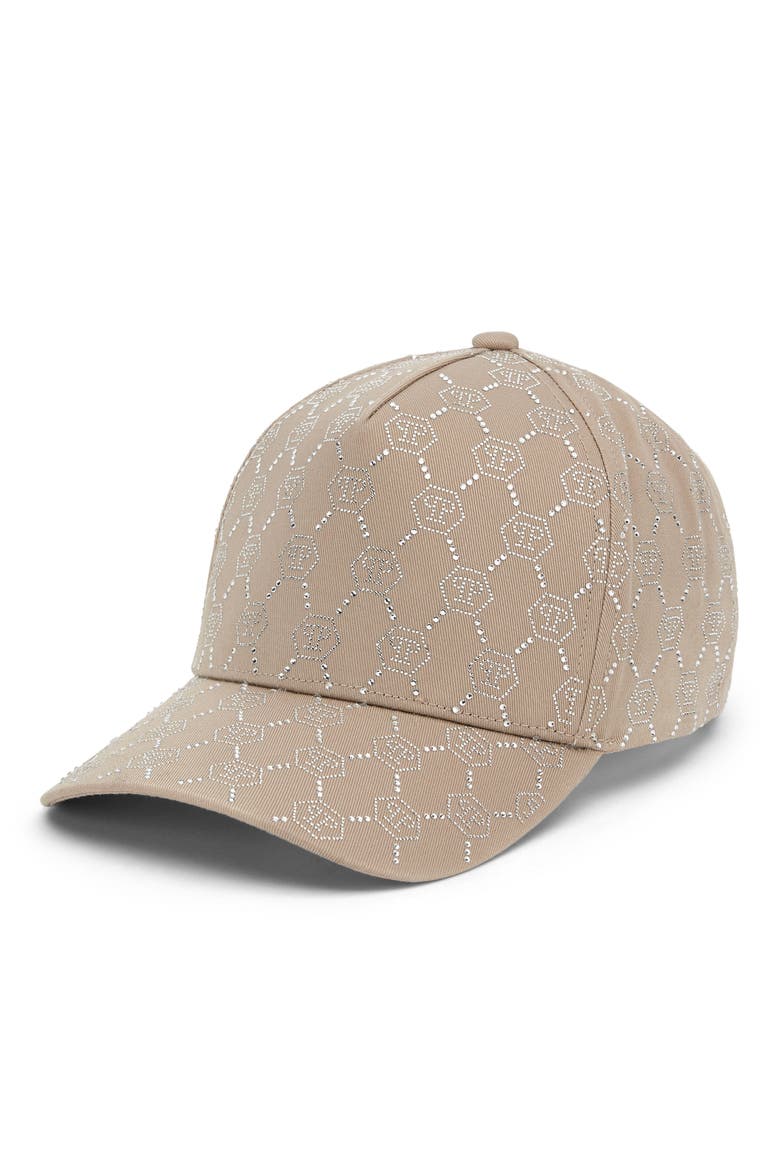 Baseball Cap Monogram Unisex, Main, color, beige