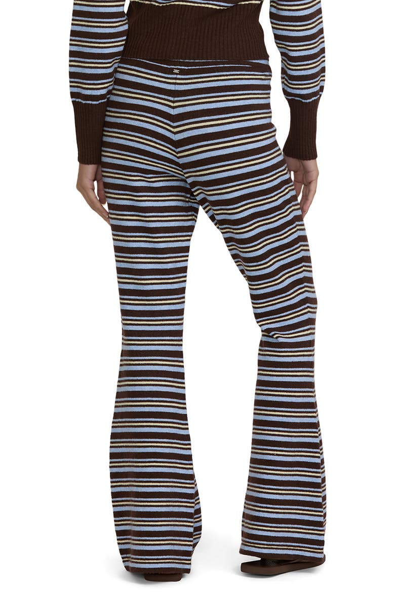 Shore Striped Sweater Pants, Alternate, color, TEAK