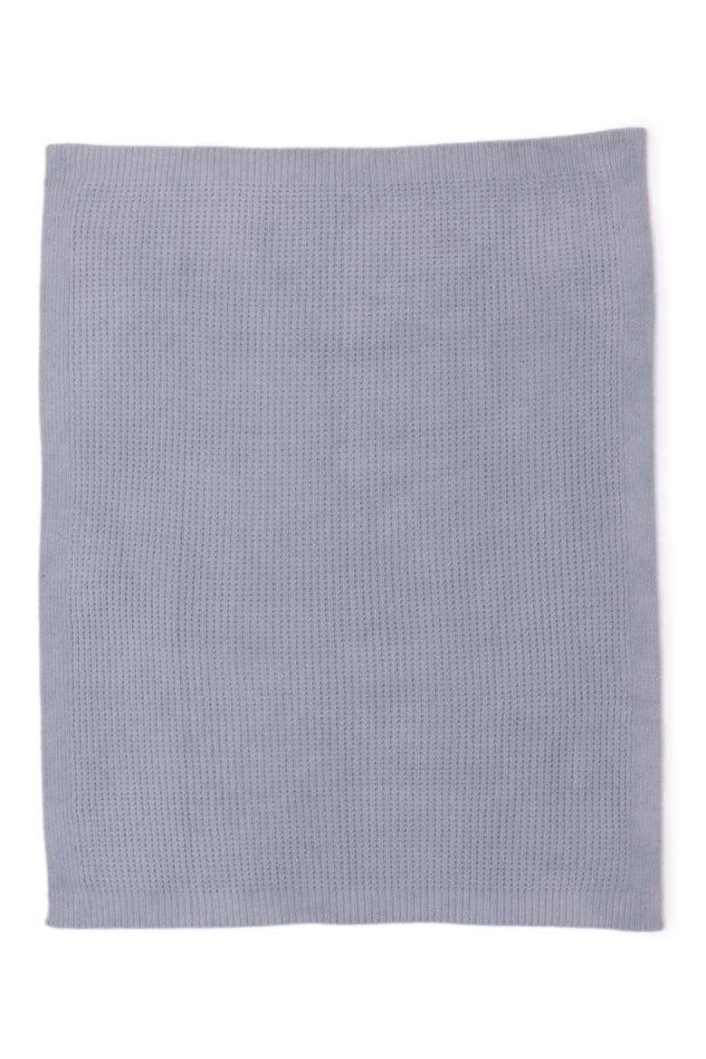 CozyChic® Waffle Knit Throw, Main, color, MOONWATER