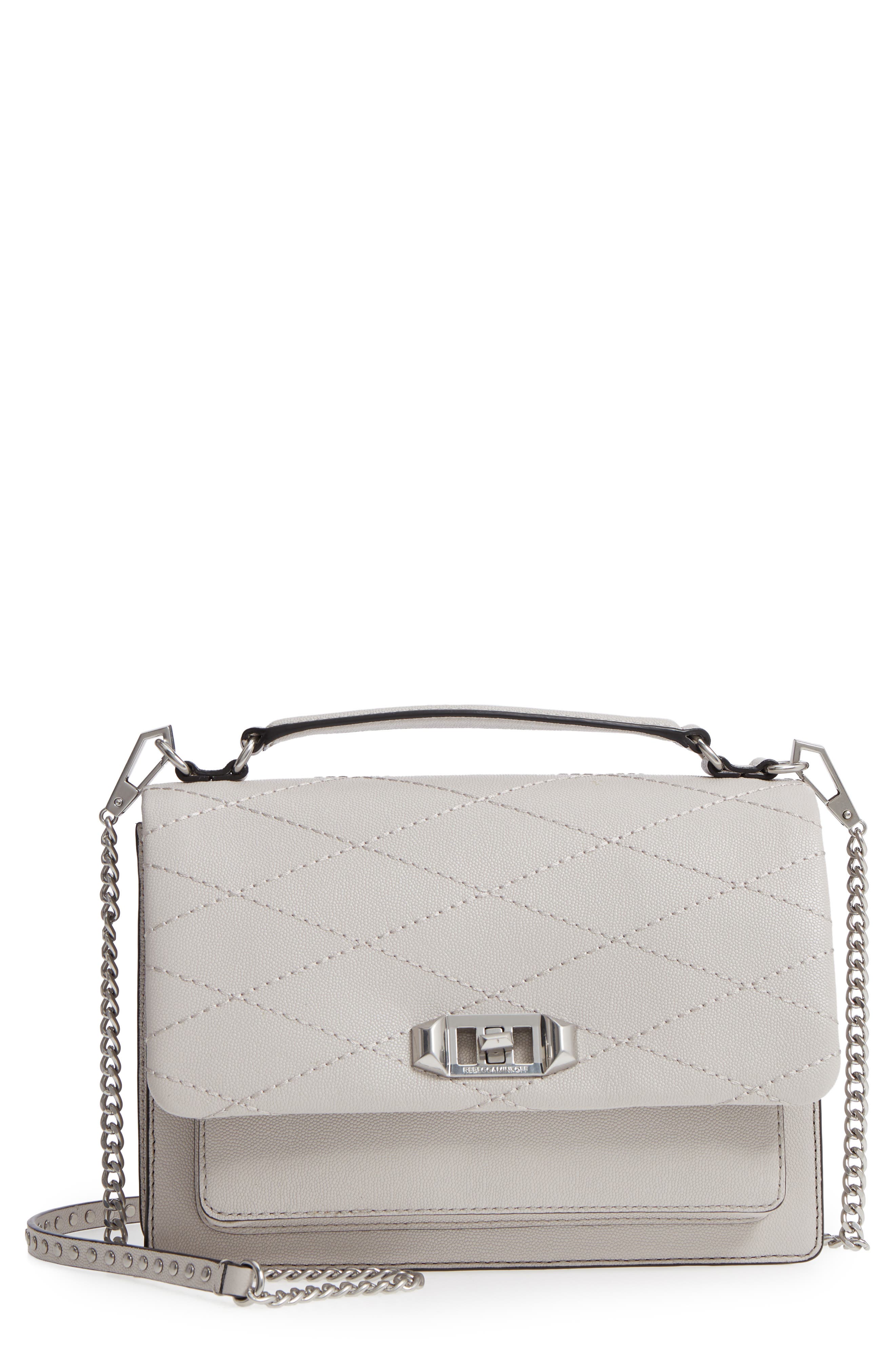 Medium Je T'aime Convertible Leather Crossbody Bag, Main, color, PUTTY
