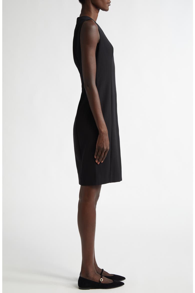 Classic V-Neck Dress, Alternate, color, BLACK