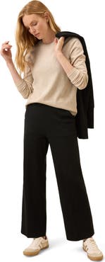 Pact Organic Cotton Airplane Pintuck Wide Leg Pant
