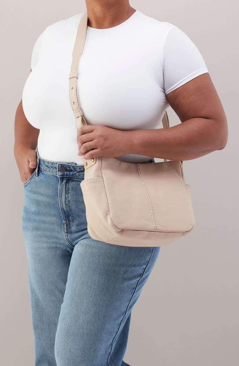 HOBO Sheila Leather Crossbody Bag, Alternate, color, Stonewash