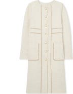 St. John Collection Chain Trim Longline Jacket