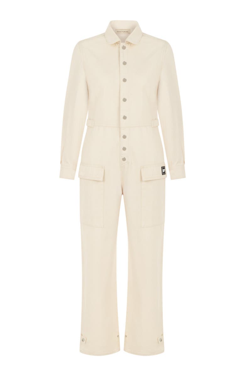 Nocturne Gabardine Jumpsuit, Alternate, color, 