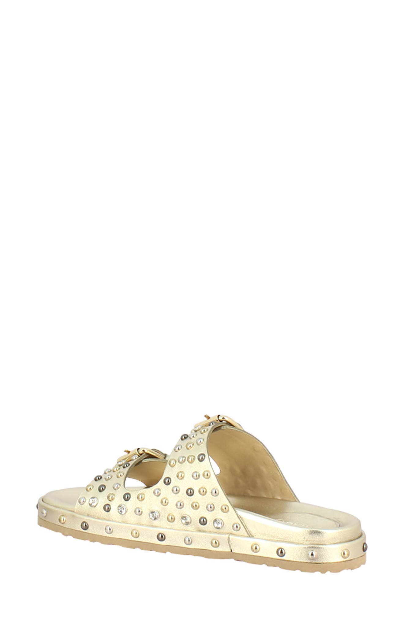 Chloe Slide Sandal, Alternate, color, PLATINE