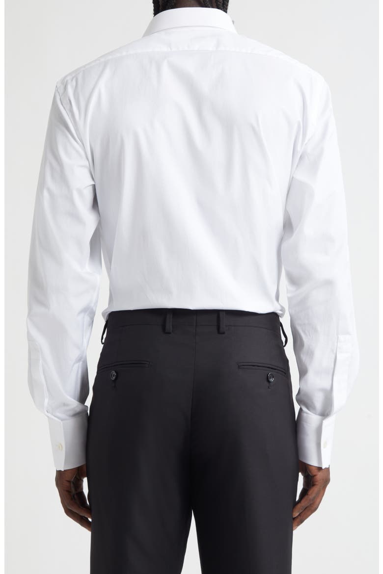Classic Fit Cotton Poplin Button-Up Shirt, Alternate, color, WAA OPTICAL WHITE