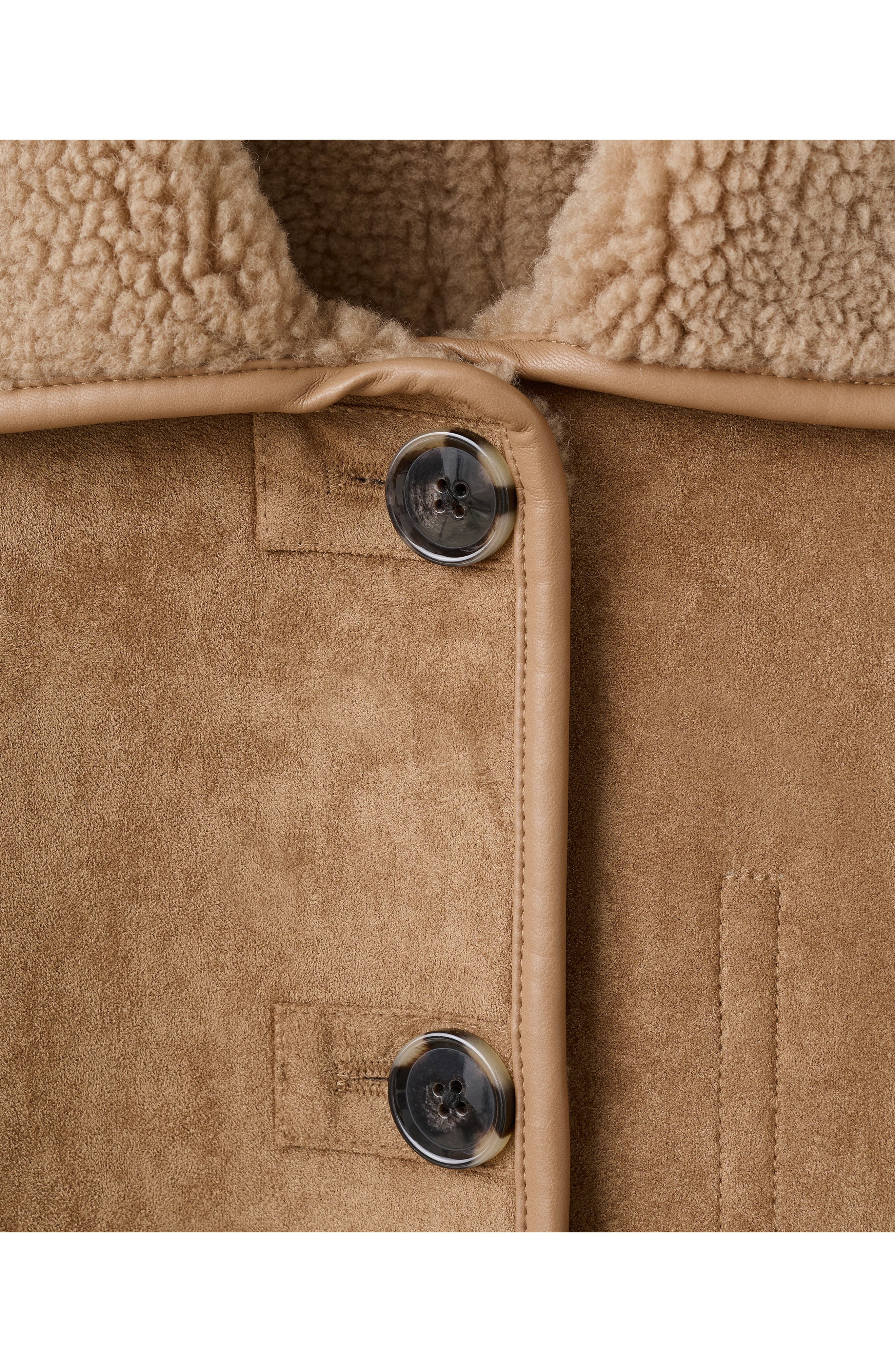 Faux Shearling Coat - image 2