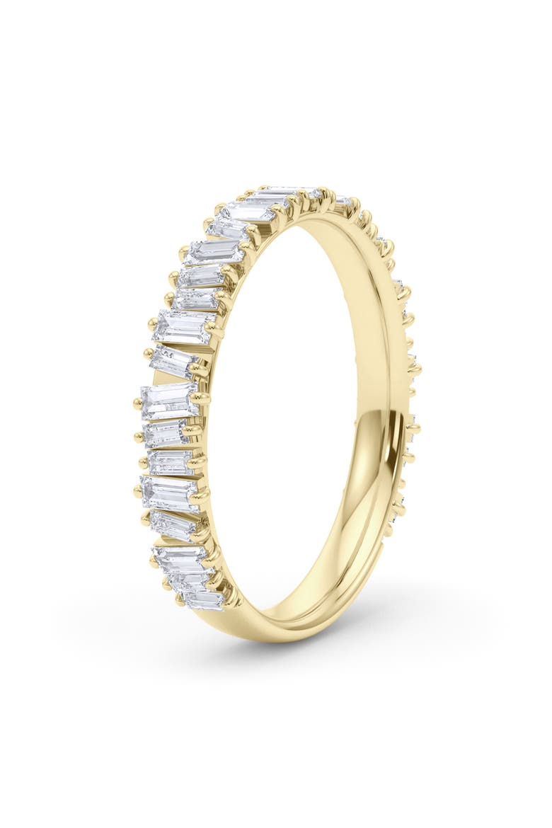 Lab Created Baguette Diamond Band Ring, Alternate, color, 18K YELLOW GOLD