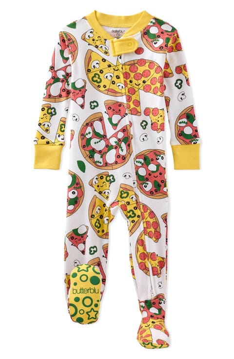 Cruz One-Piece Organic Cotton Footie Pajamas (Baby)
