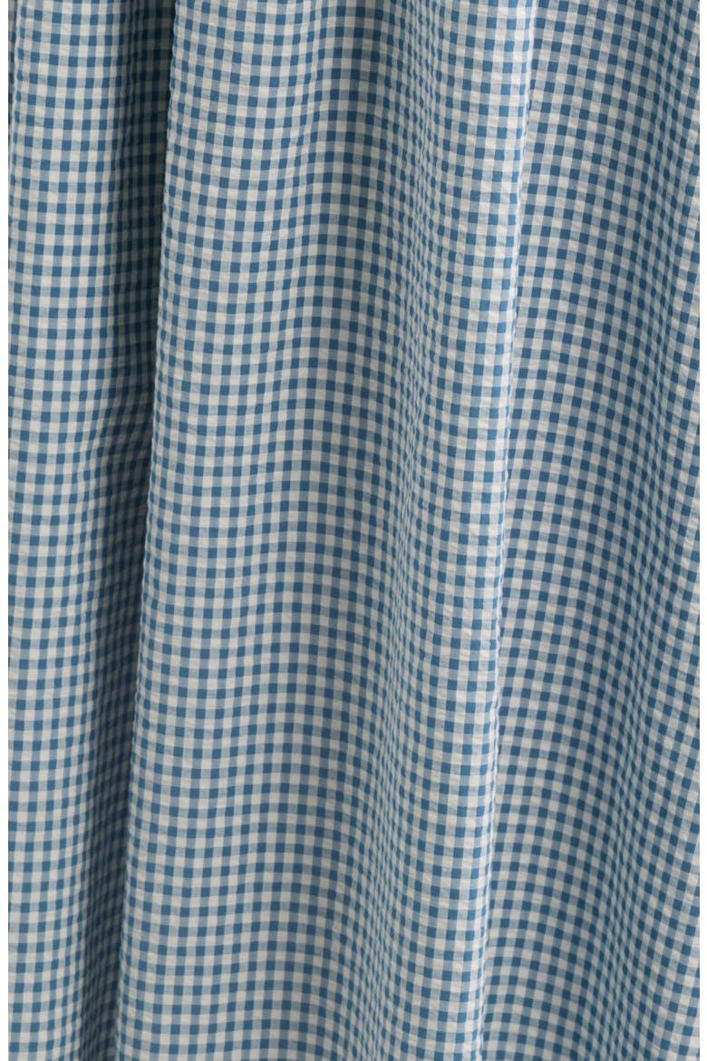 The Scarlett Nap® Fit & Flare Midi Dress, Alternate, color, TEAL GINGHAM