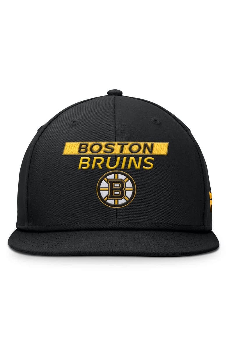 FANATICS Men's Fanatics Black Boston Bruins Authentic Pro Prime Snapback Hat, Alternate, color, Black