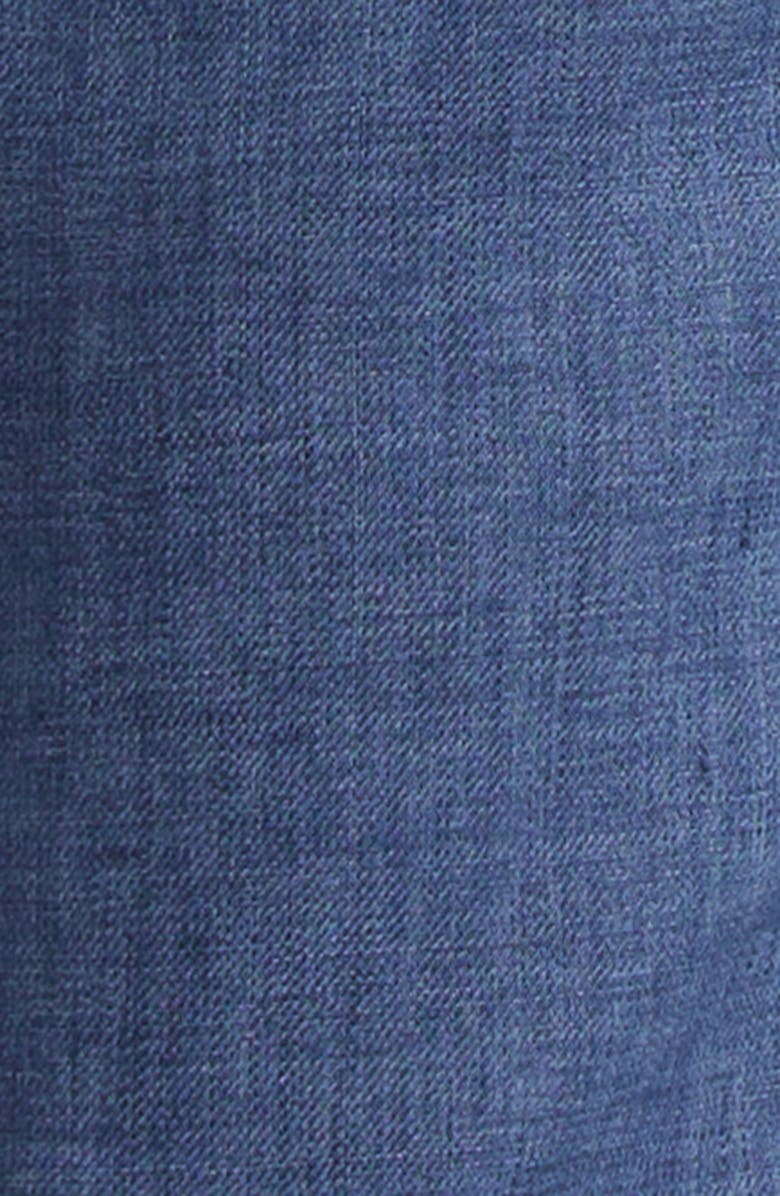 ZEGNA Oasi Linen Trousers, Alternate, color, Md Blu Sld