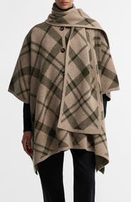 Barbour Vienna Wool Blend Sweater Cape