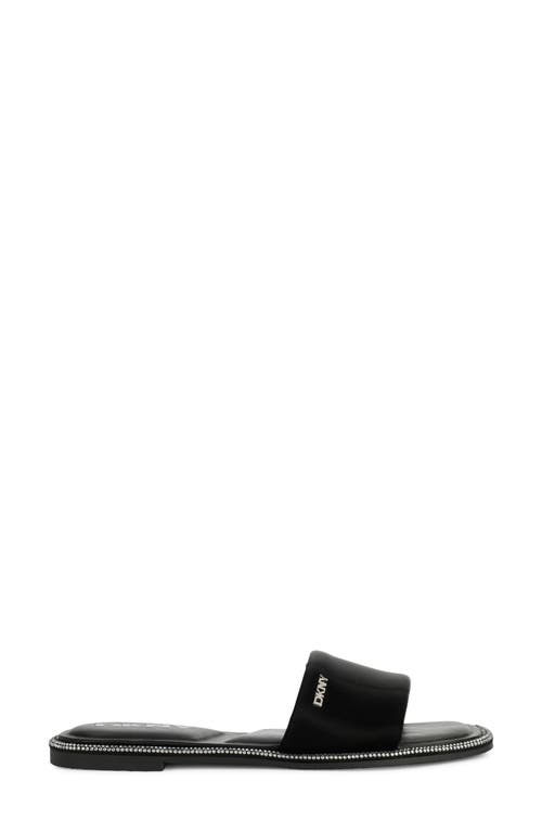 Dkny Bavant Slide Sandal In Black