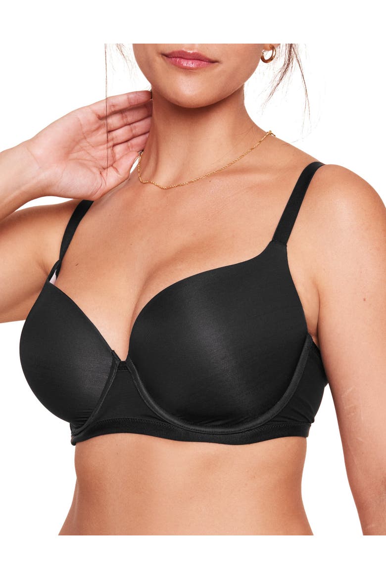 Fallon Contour Full Coverage Bra, Main, color, Black